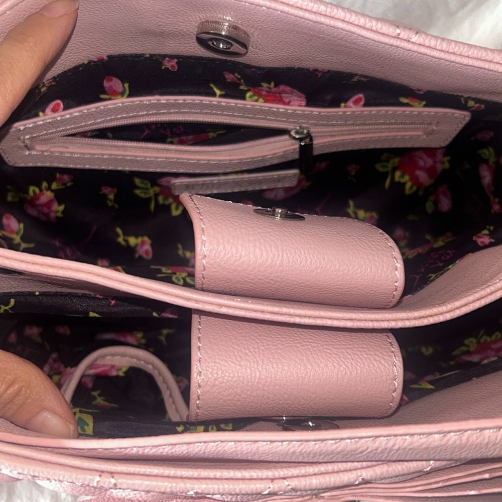 Betsey Johnson Satchel/crossbody with top handle - Picture 7 of 12